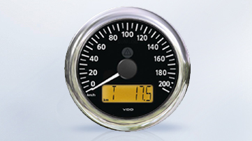 Displays the speed of the vehicle. 110mm or 85mm diameter available.
